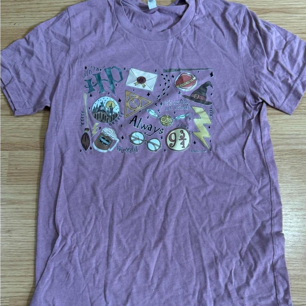 Kids Graphic T-Shirt in Purple